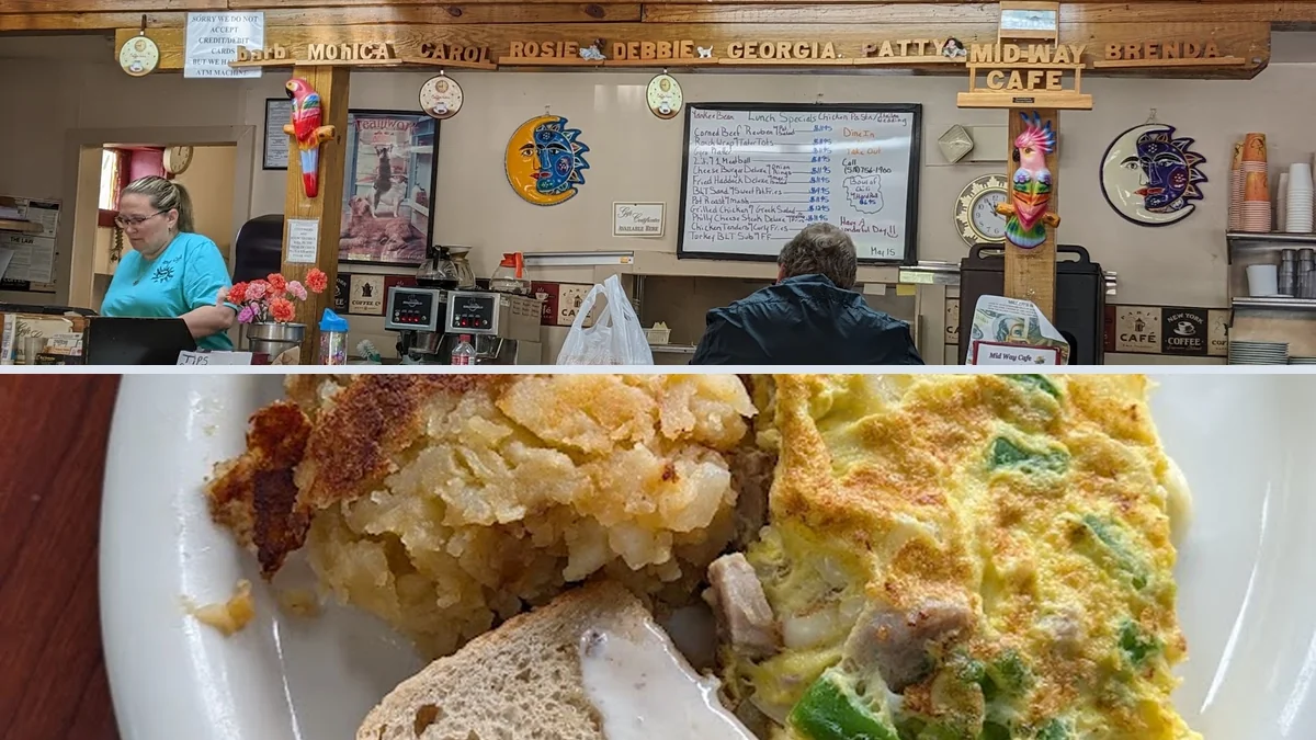 Casual breakfast spot with table service.