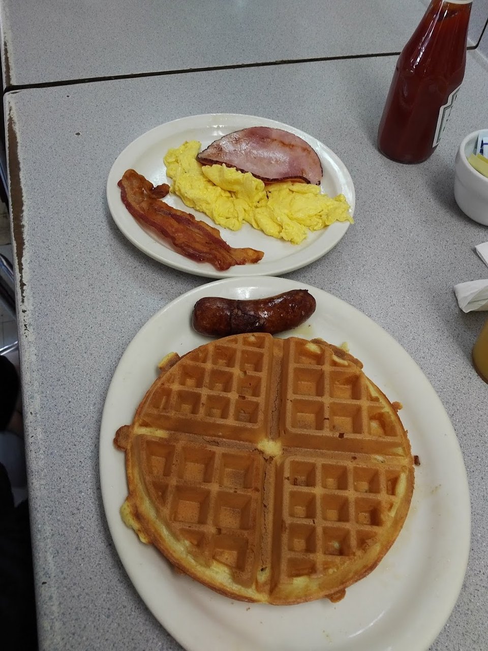 Big Breakfast Waffle